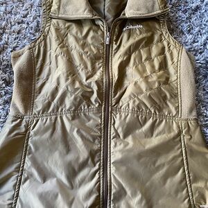 Columbia Kids' Light Brown Quilted Vest